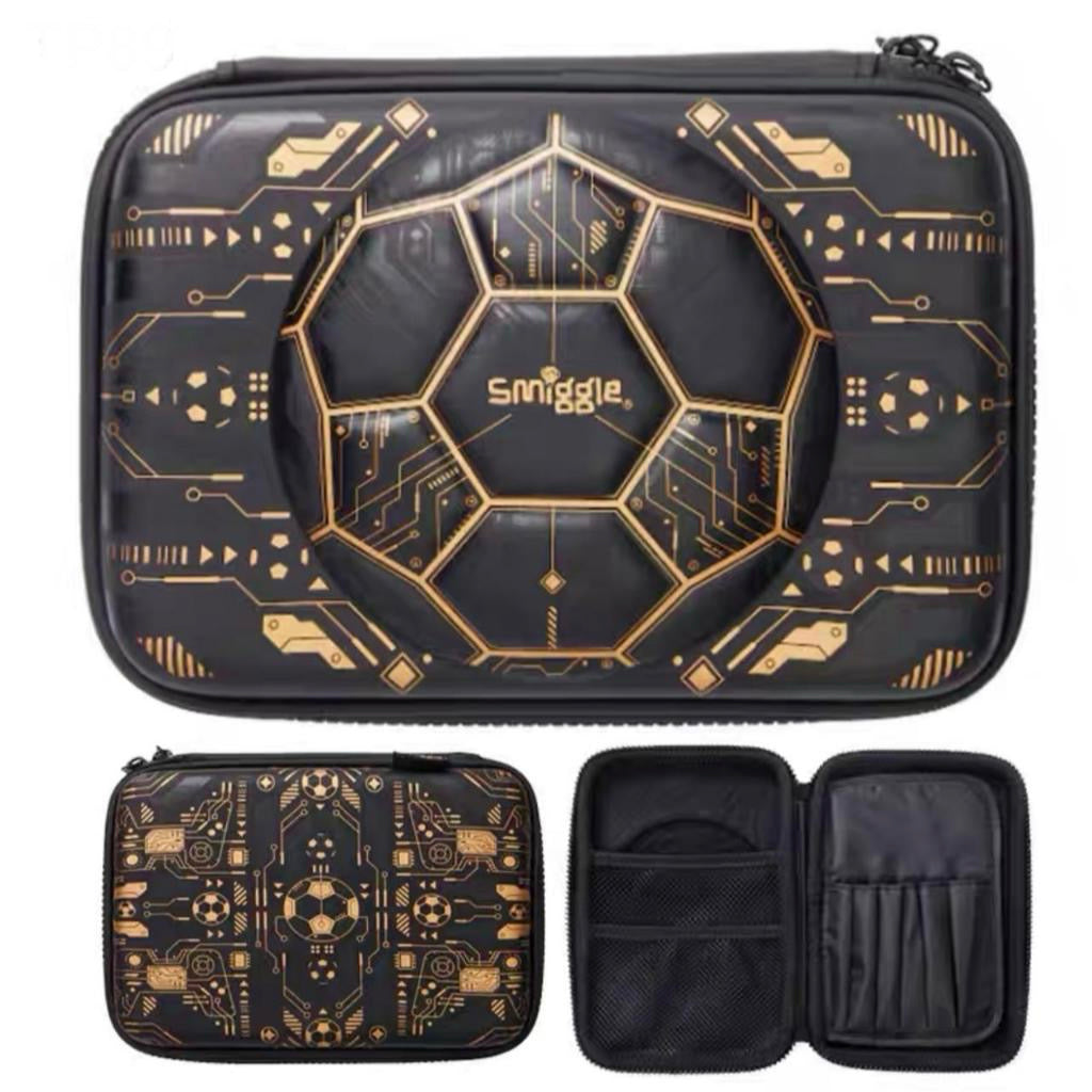 Smiggle Livewire Football Hardtop Pencil Case