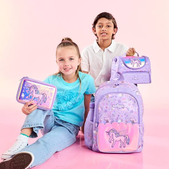Smiggle Fun Fair Double Decker Lunchbag With Strap