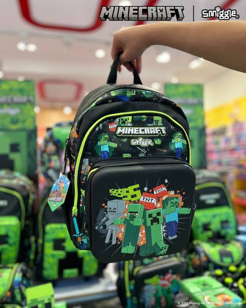 Smiggle MineCraft Junior 14 inch Backpack