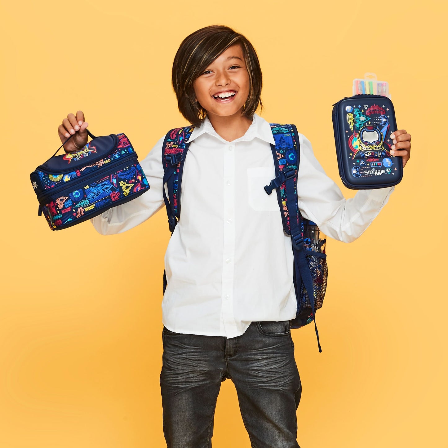 Smiggle Beyond Astronaut Pencil Case