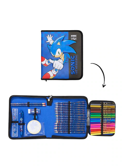 Smiggle Sonic Stationary Set 43 Pieces