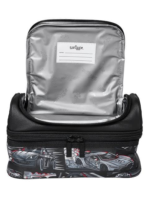 Smiggle Cars Double Decker Lunch Bag