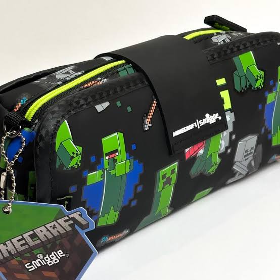 Smiggle MineCraft Soft Pencil Case