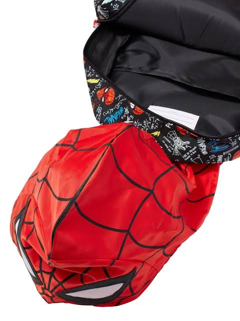 Smiggle Spider-Man Junior Character Hoodie Backpack 15 inch