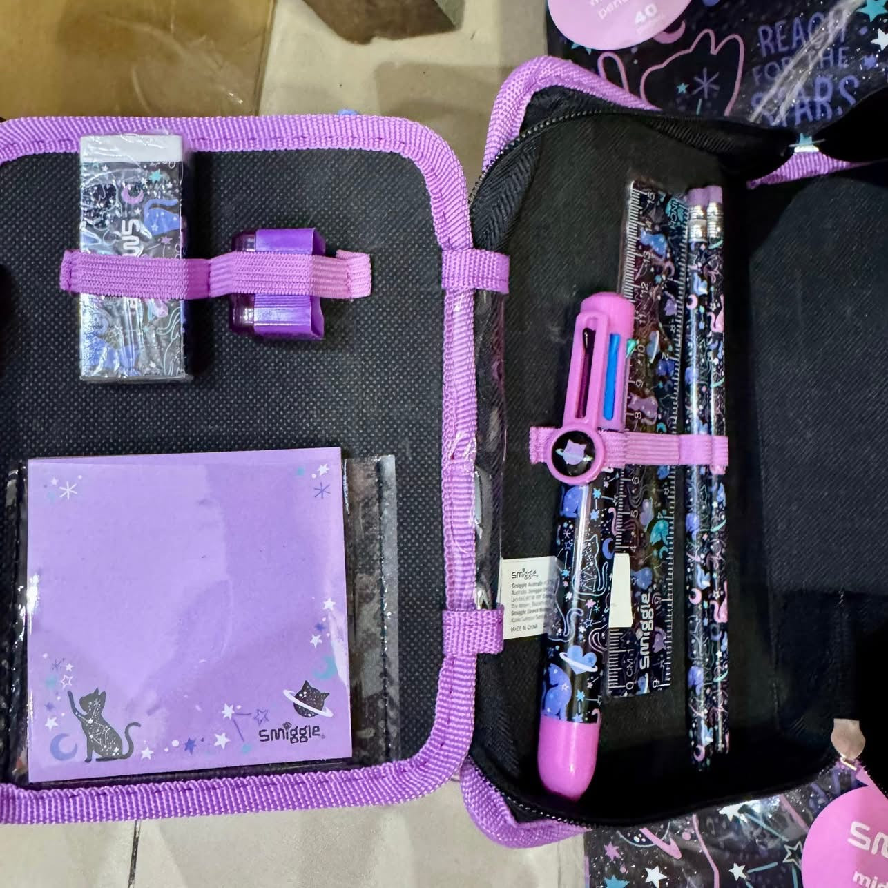 Smiggle Wild Cat Stationary 40 Piece