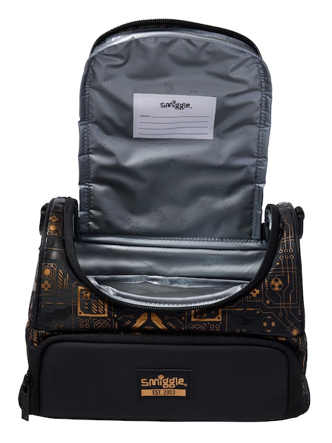 Smiggle Black Livewire Backpack 17 inch