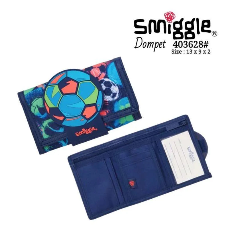 Smiggle Football Blue wallet