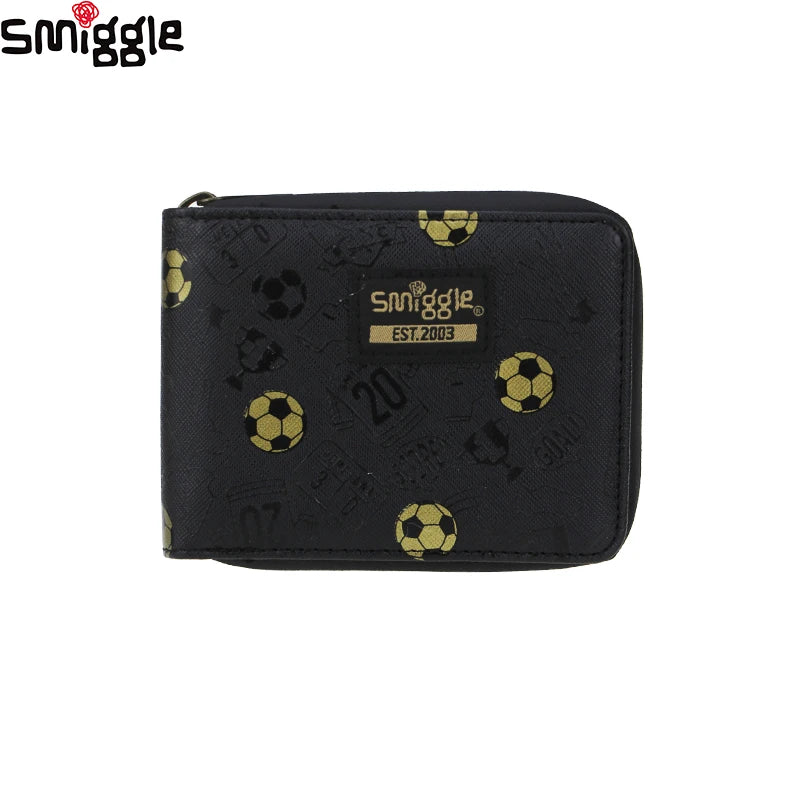 Smiggle Goldxblack football wallet