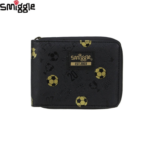 Smiggle Goldxblack football wallet