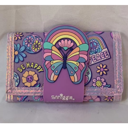 Smiggle Lilac Butterfly Wallet