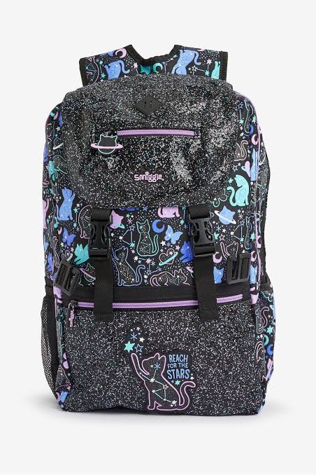 Smiggle Wild Side Cat 18 inch Backpack