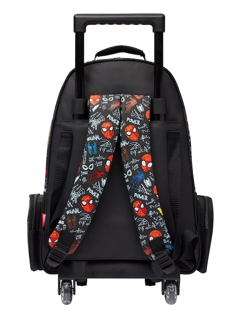 Smiggle Spider-Man Trolley With Light Up Wheels 18 inch