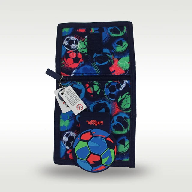Smiggle Football Blue wallet