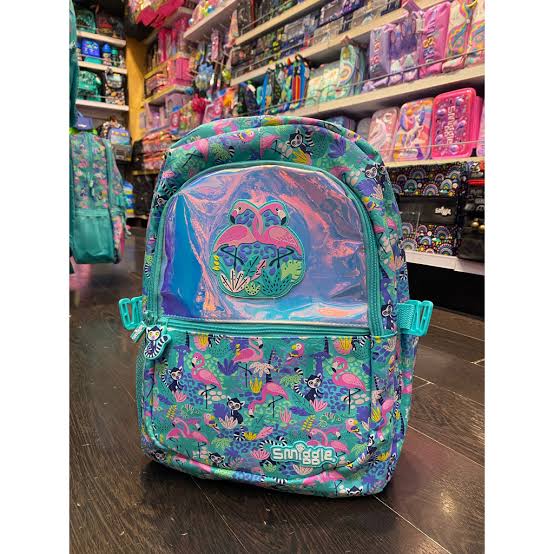 Smiggle Flamingo Backpack 17 inch