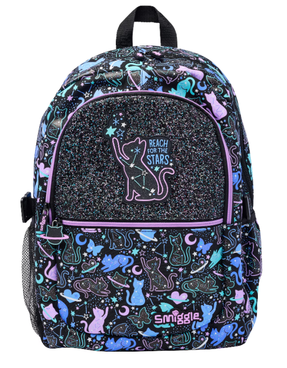 Smiggle Wild Side Cat Backpack 17 inch backpack