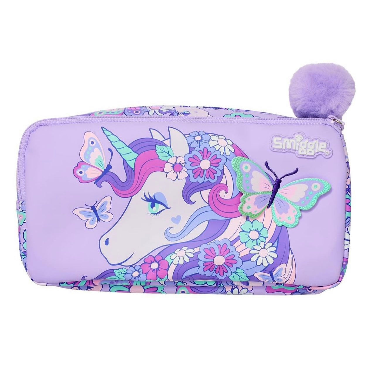 Smiggle Hi There Unicorn 3 piece Backpack 17 inch