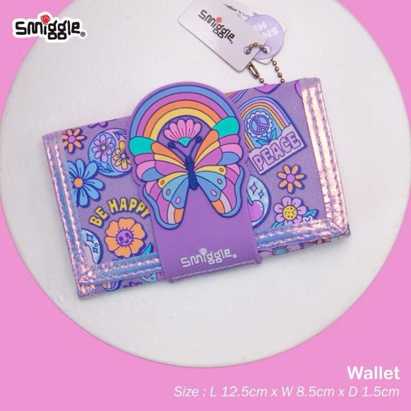 Smiggle Lilac Butterfly Wallet