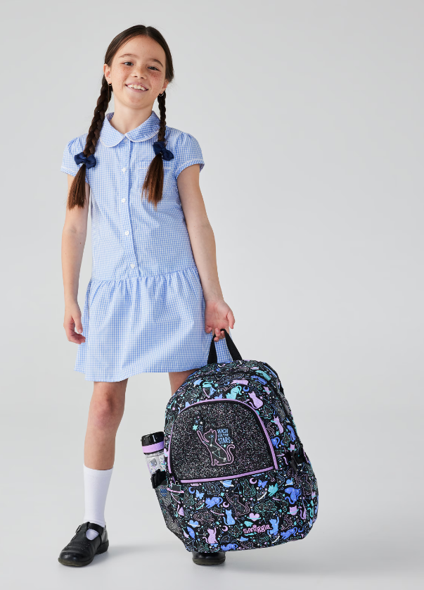 Smiggle Wild Side Cat Backpack 17 inch backpack