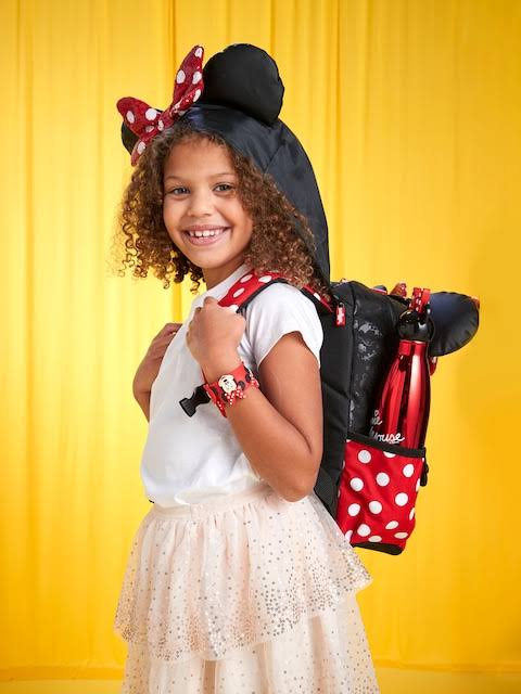 Smiggle Minnie Mouse Junior Character Hoodie Backpack