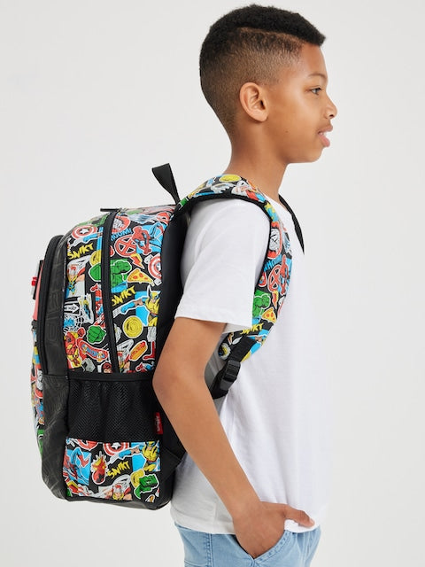 Smiggle New Marvel 17 inch 3 Pieces Set
