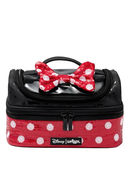 Smiggle Minnie Mouse-Red Backpack 17 inch + Lunch Bag