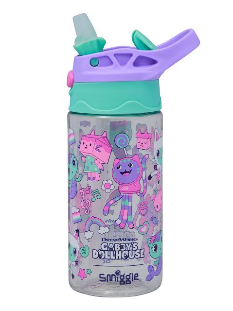 SMIGGLE GABBY'S DOLLHOUSE WATER BOTTLE NEW ARRIVAL SPECIAL EDITION 440ml