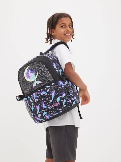 Smiggle Black Limitless Backpack 17 inch