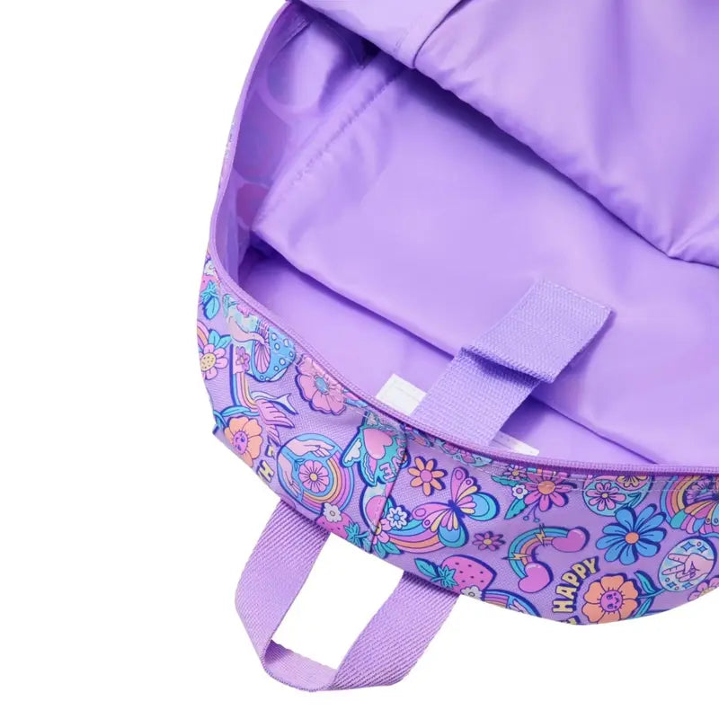 Smiggle Lilac Butterfly Backpack 17 inch