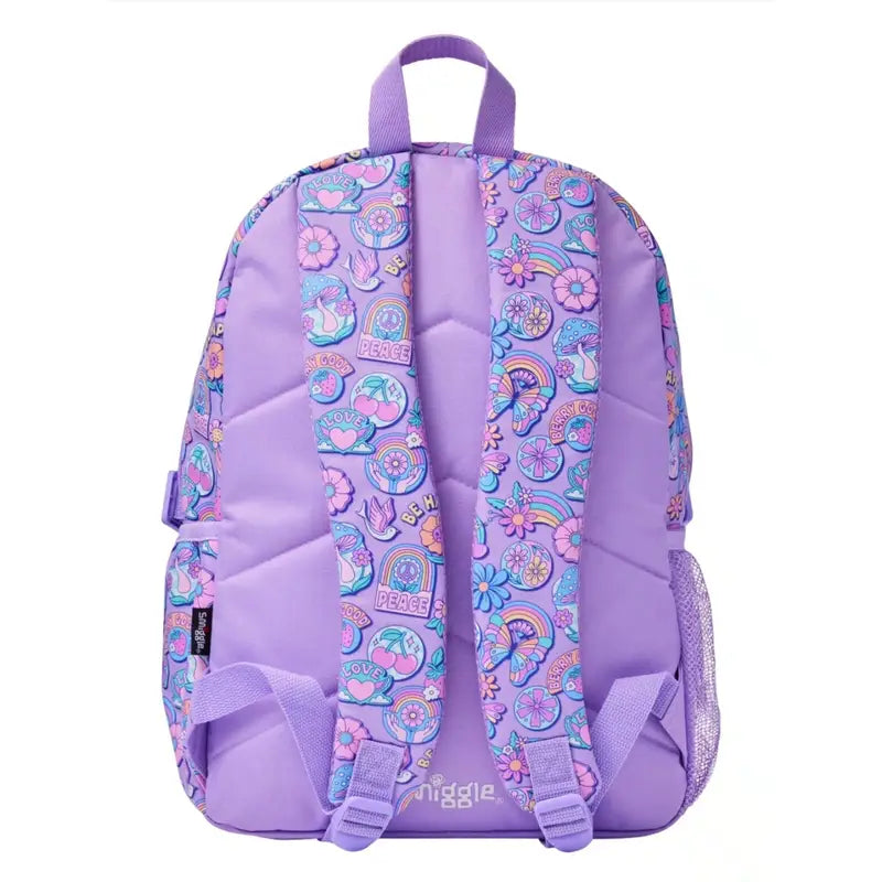 Smiggle Lilac Butterfly Backpack 17 inch