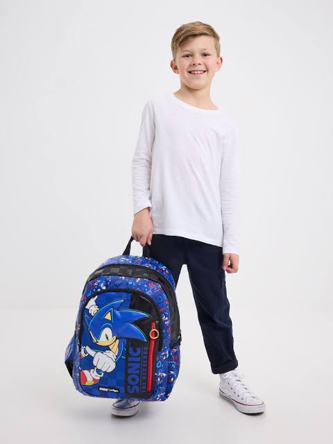Smiggle Sonic Backpack 17 inch