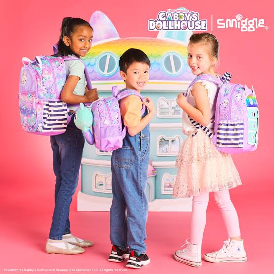 Smiggle Gabby’s Dollhouse Backpack 17 inch