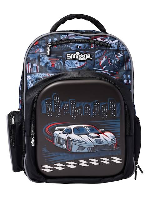 Smiggle Cars Backpack 17 inch