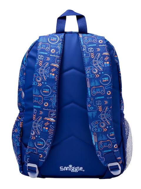 Smiggle Blue Beta Backpack 17 inch