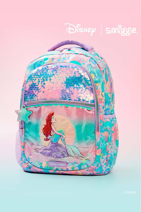 Smiggle Mermaid Backpack 17 inch + lunch bag