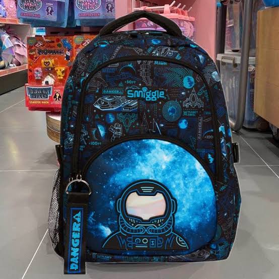 Smiggle Bright Side Astronaut 17 inch backpack