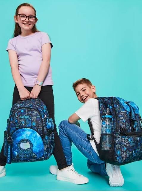 Smiggle Bright Side Astronaut 17 inch backpack
