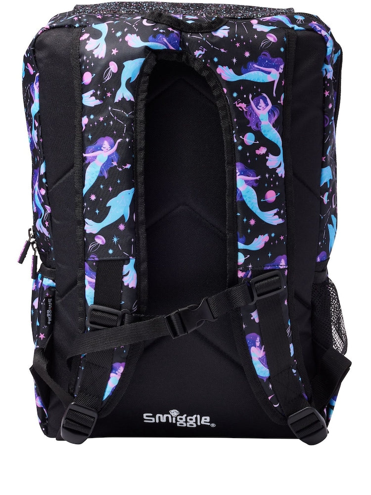 Smiggle Black Limitless 18 inch Backpack