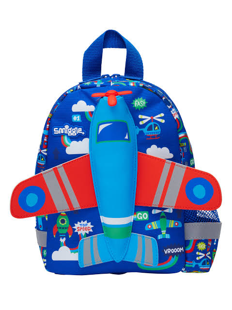 Smiggle Airplane Junior Backpack 12 inch