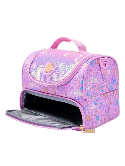 Smiggle Cosmos Double Decker Lunchbag With Strap