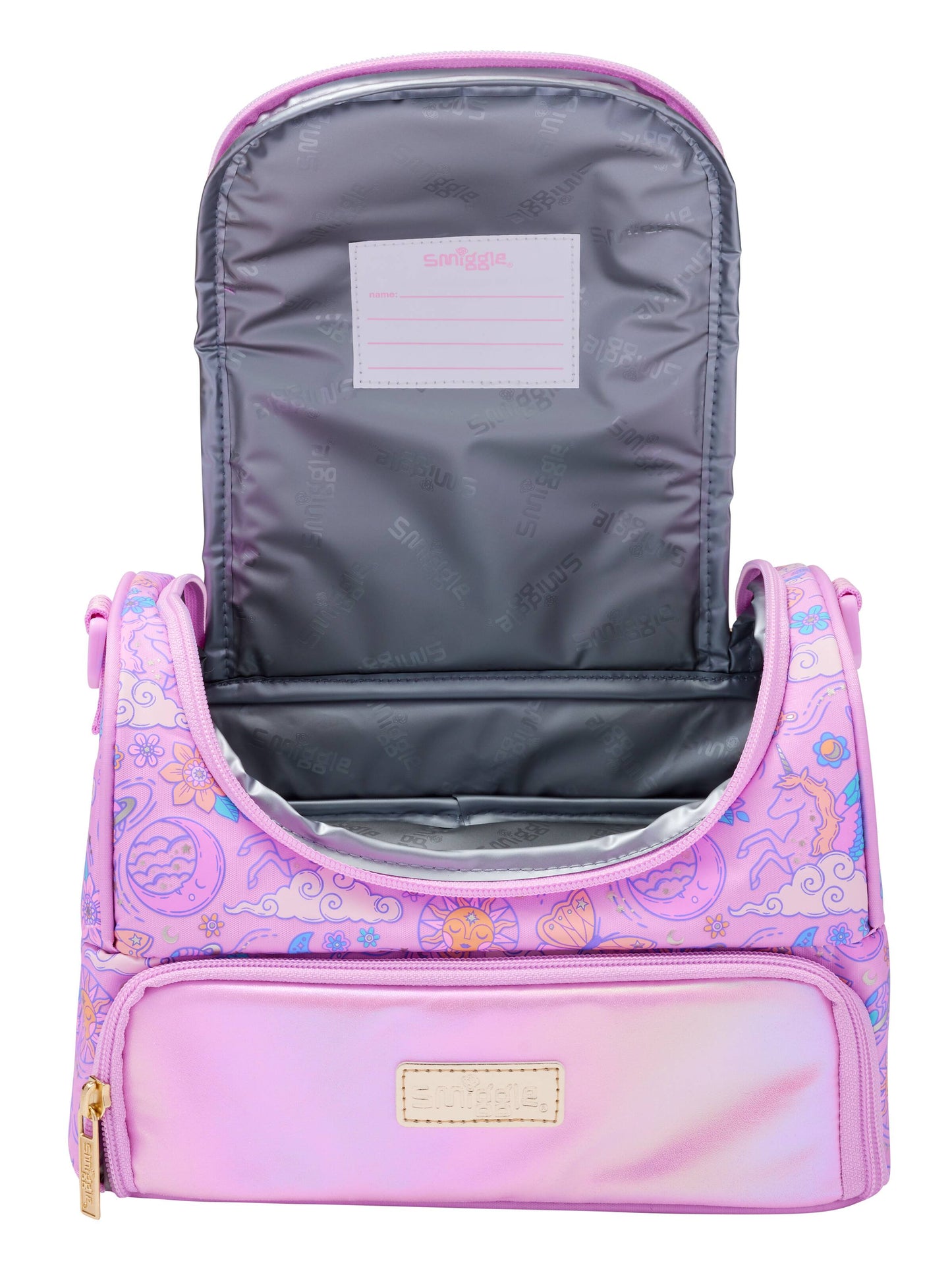 Smiggle Cosmos Double Decker Lunchbag With Strap