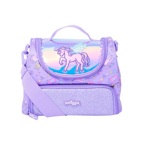 Smiggle Fun Fair Double Decker Lunchbag With Strap