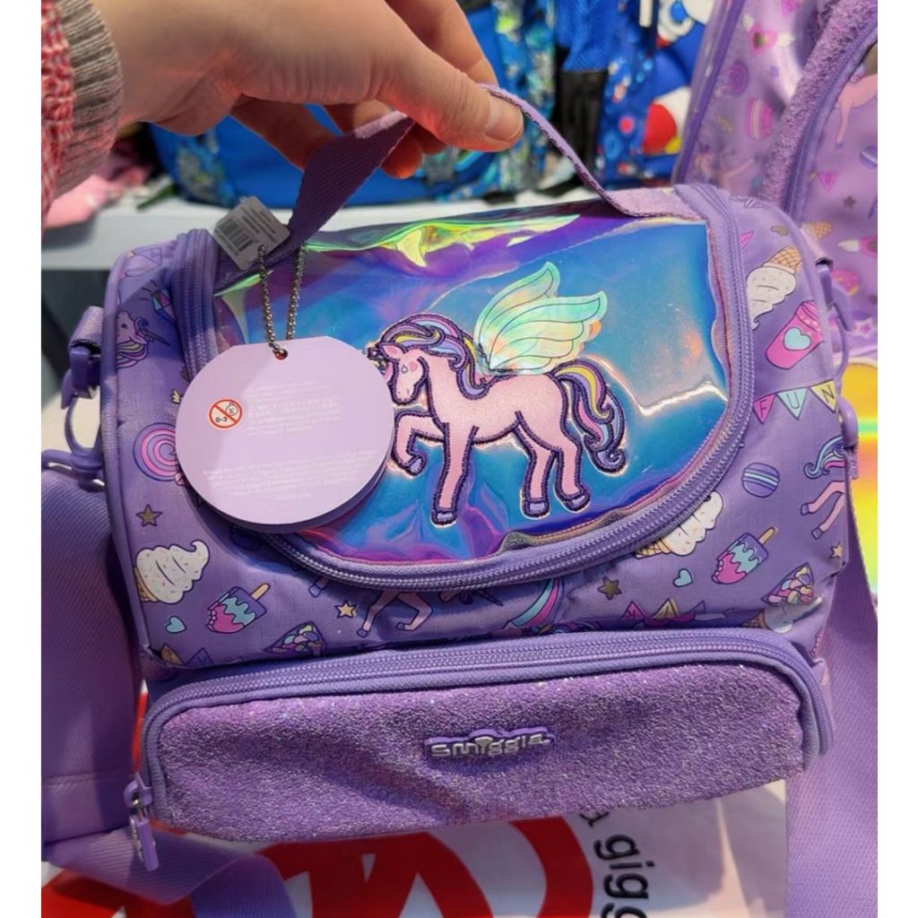 Smiggle Fun Fair Double Decker Lunchbag With Strap
