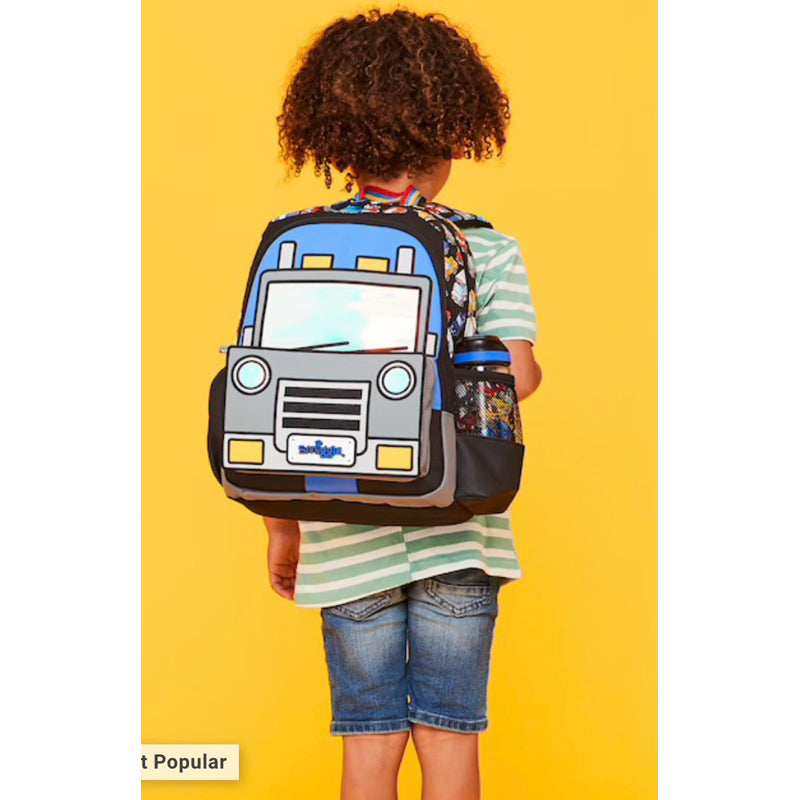 Smiggle Police Car Junior Backpack 14 inch