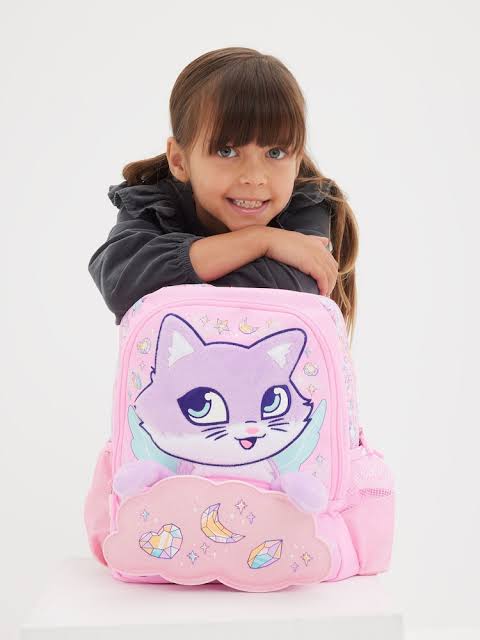 Smiggle Pink Hi There Junior 14 inch Backpack
