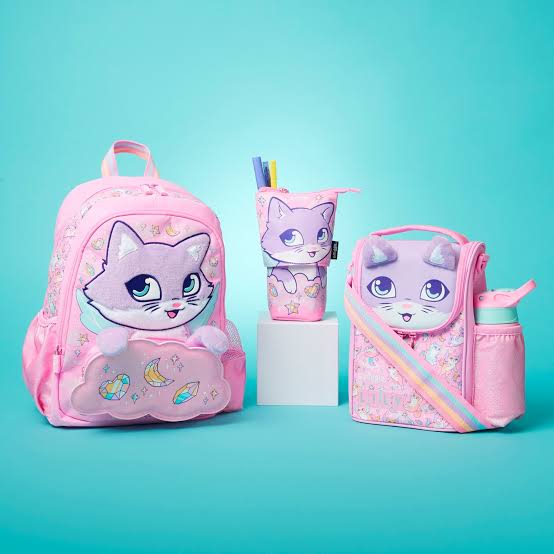 Smiggle Pink Hi There Junior 14 inch Backpack