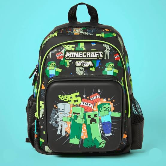 Smiggle MineCraft Junior 14 inch Backpack