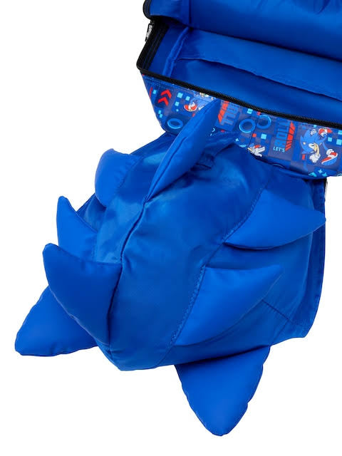 Smiggle Sonic Junior Character Hoodie Backpack 14 inch