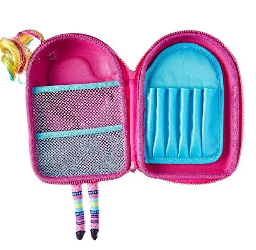 Smiggle Pink 3D Doll Hardtop Pencil Case