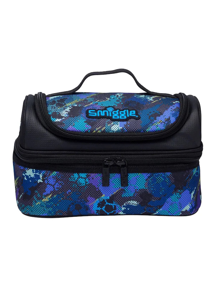 Smiggle Trailblazer 18 inch Backpack + Double Decker Lunchbox