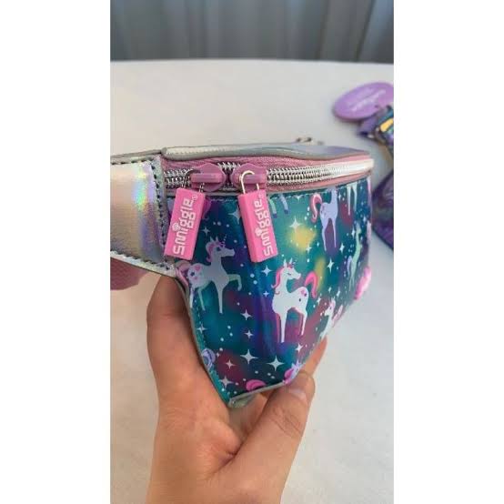 Smiggle Kids Waterproof Waist Crossbody Bag Unicorn